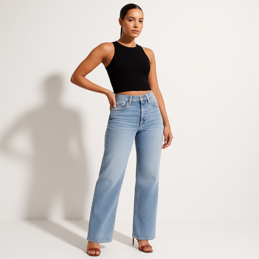 LYRX® Mid-low Rise Stretch Jeans