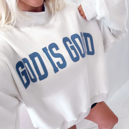 God Is Good/Jesus® Reversible Mockneck