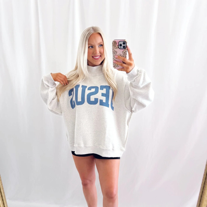God Is Good/Jesus® Reversible Mockneck