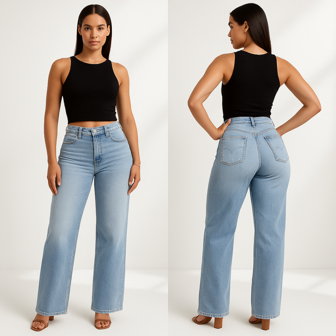 LYRX® Mid-low Rise Stretch Jeans