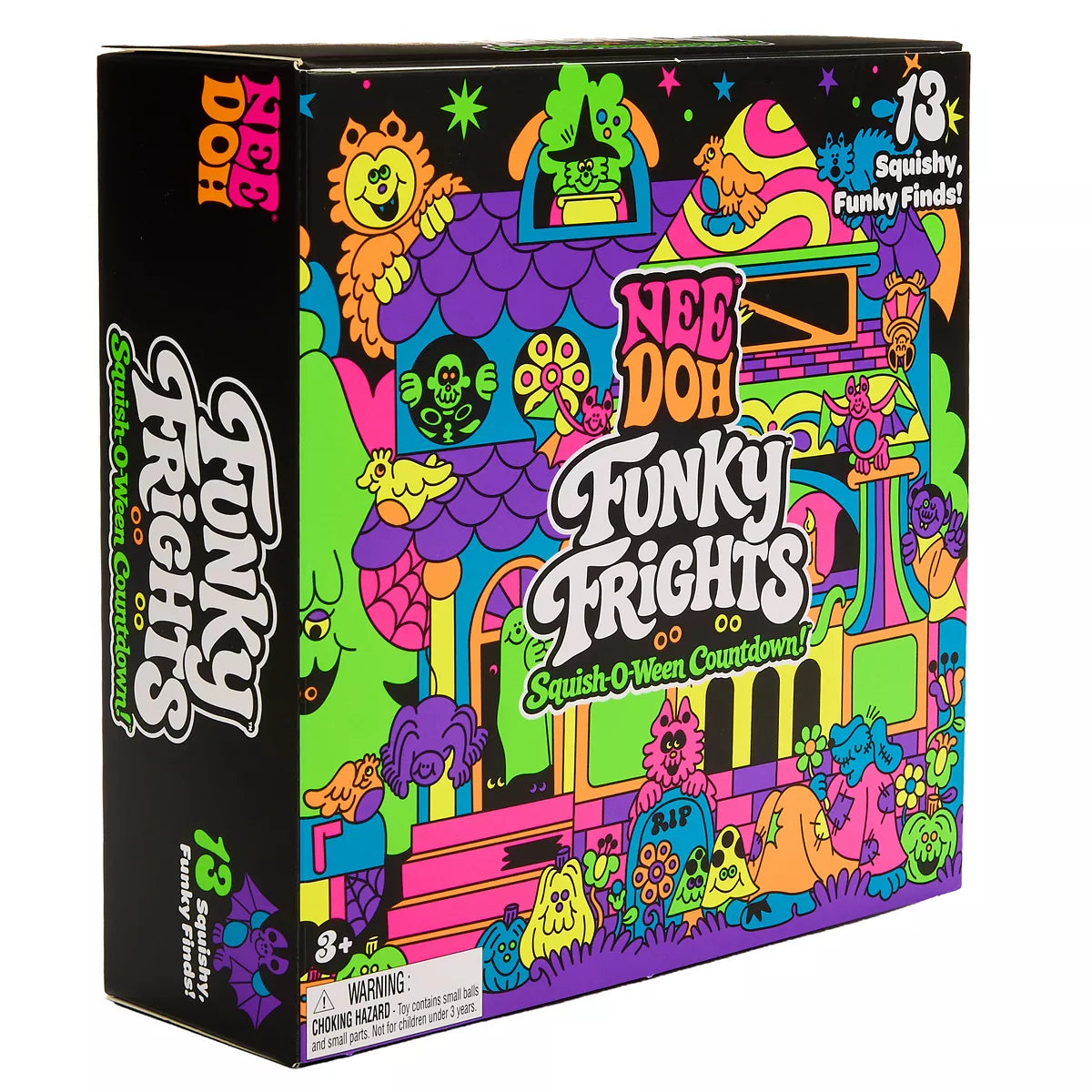 NeeDoh Funky Frights Squish-O-Ween Countdown box