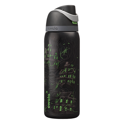 Owala FreeSip 32oz Midnight Manor glow water bottle