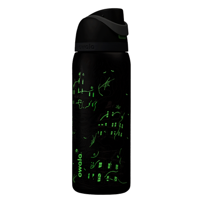 Owala FreeSip 32oz Midnight Manor glow water bottle