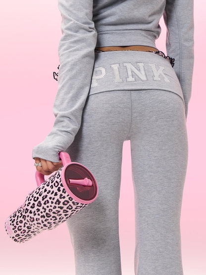 PINK x HydroJug Leopard lifestyle